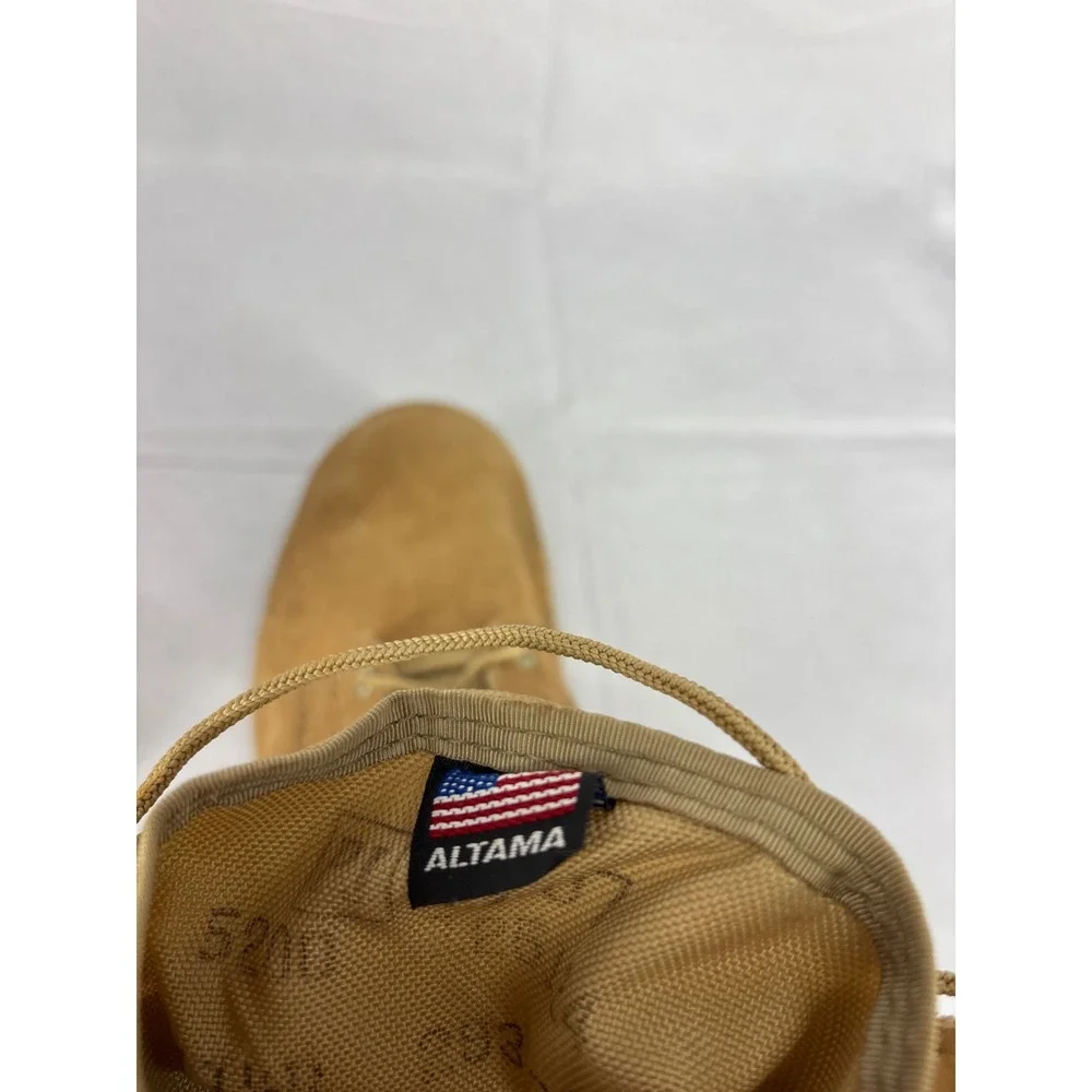 Altama Wrath Military Combat Boots Mens 11.5 R Coyote Brown Suede Vibram Sole